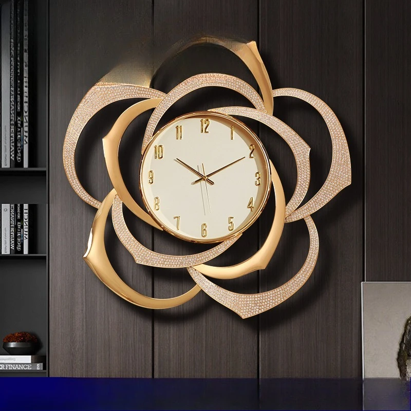 

Modern light luxury wall clock, household wall decoration wall clock