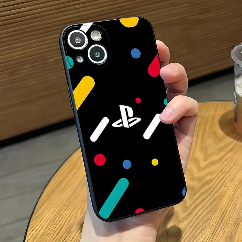 PS5 شعار اللعب محطة جراب هاتف آيفون 17 برو ماكس 16 15 14 برو ماكس 13 11 X Xs Xr 8 7Plus غطاء سيليكون #3
