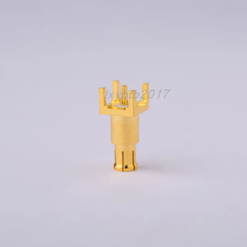 MCX-JHD18 RF connector extended male seat PCB printed plate socket MCX-JE positive four-leg antenna seat