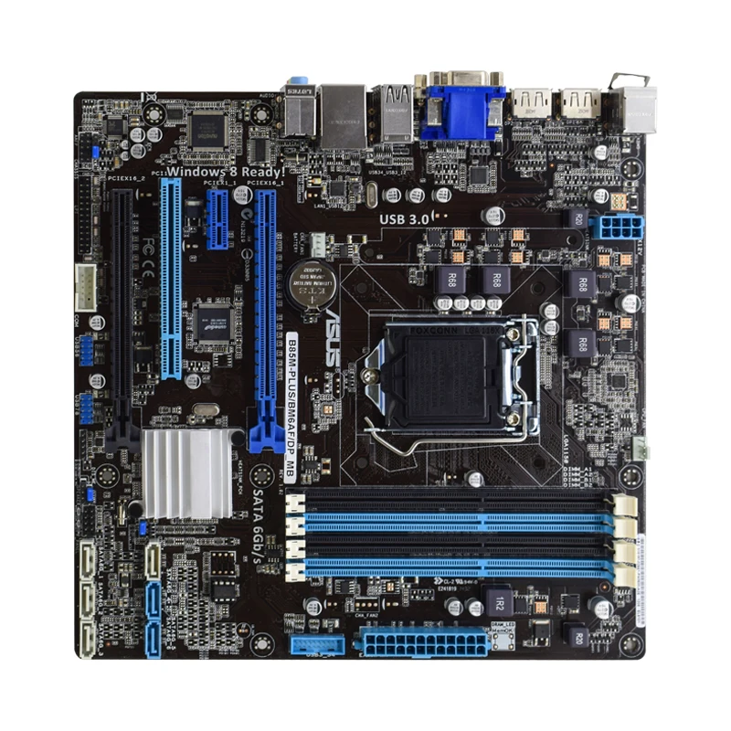 ASUS B85M-PLUS/BM6AF Motherboard LGA1150 Support i7-4790S i7-4770K i5-4670K 4590 4570 4460 i3-4360 CPU 4xDDR3 PCIe 3.0 B85 mATX