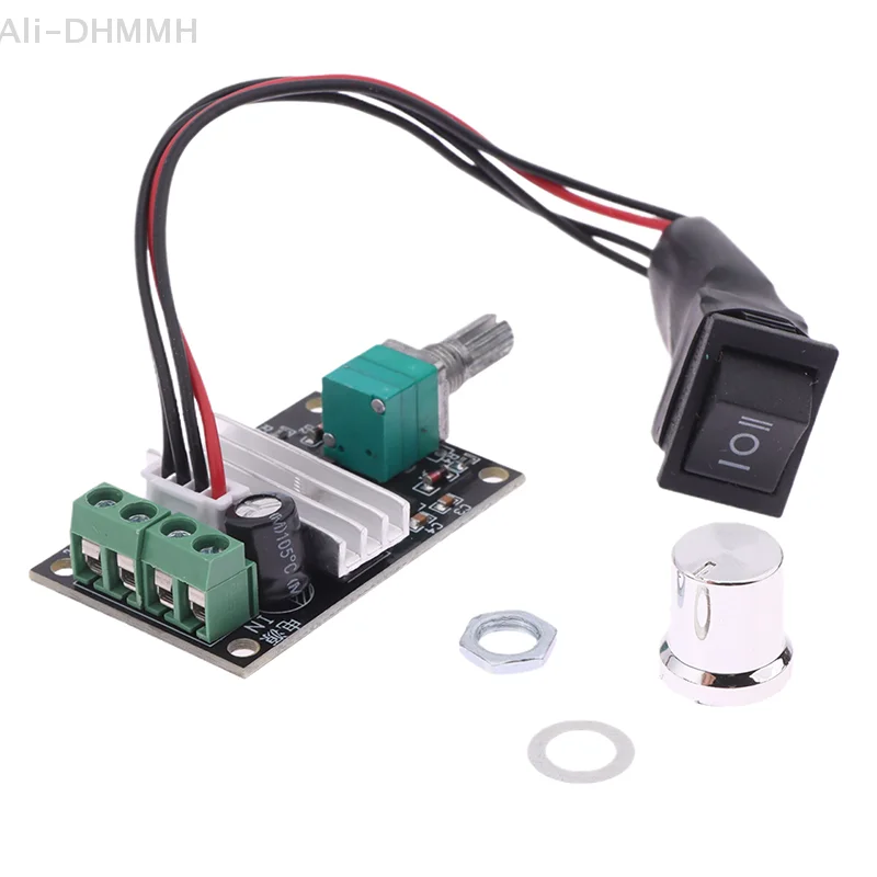 ZLinKJ DC 6V 12V 24V 3A PWM Motor Speed Controller Adjustable Speed DC Motor Driver Forward Reverse Switch