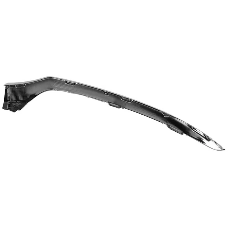 ABOK-المصد الأمامي السفلي الشفة لمرسيدس بنز W205 C180 C300 C200 C63AMG 2014-2018 كروم الشفاه المفسد #4