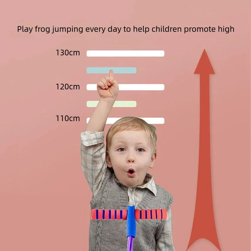 Kinder wachsen größer Balance Spielzeug Frosch Springen Sport Outdoor Übung Ausrüstung Fitness hüpfenden Sound für Kinder Bildung Spielzeug – Detail 3