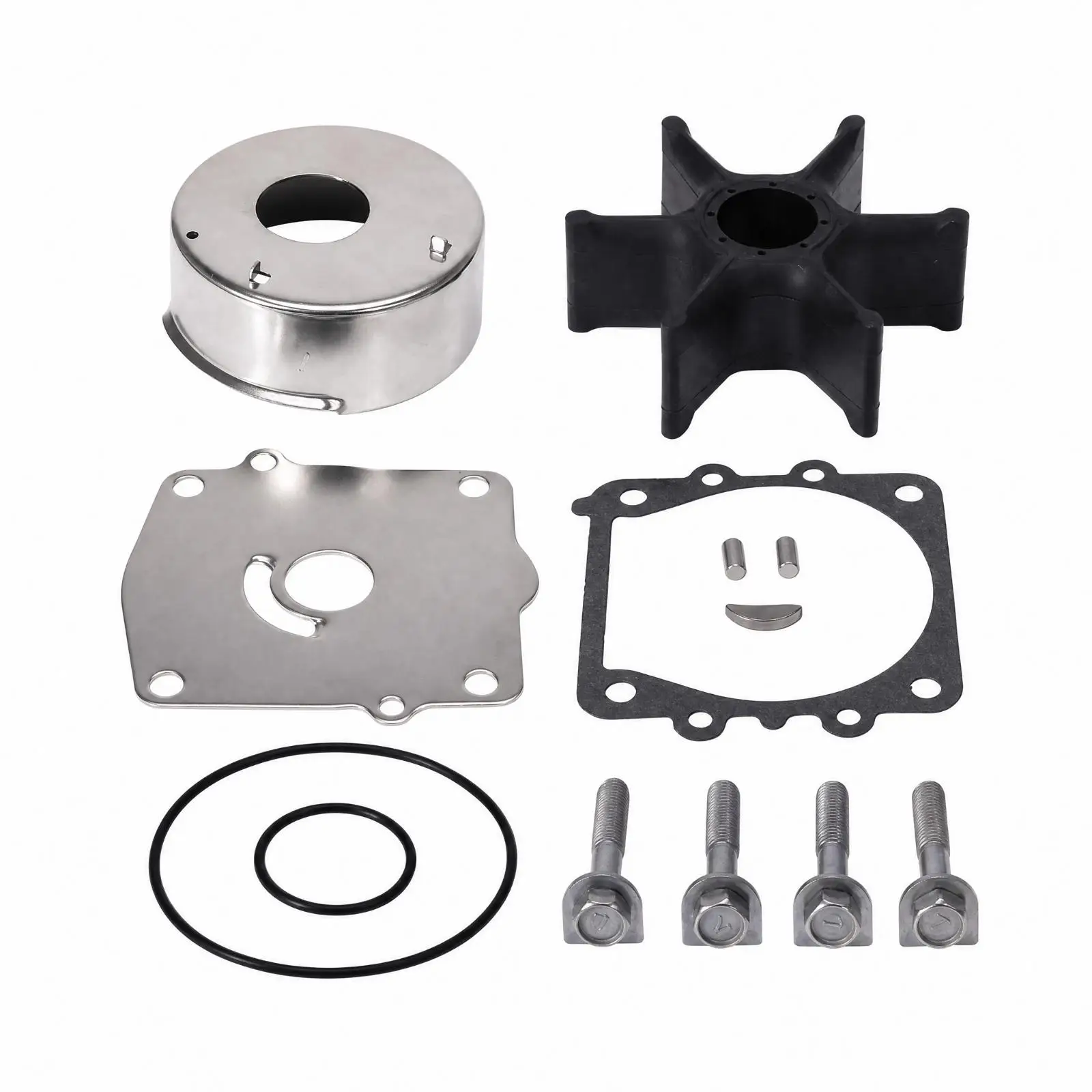 Motorcycle Brand Outboard Water Pump Repair Kit OE-Matching 6N6-W0078 Water Pump Repair Kit Replacement for Boat Owners