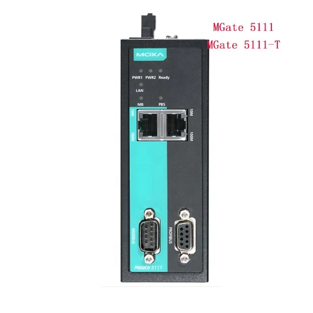 MOXA 1-port Modbus/PROFINET/EtherNet/IP to PROFIBUS slave gateway MGate 5111 MGate 5111-T
