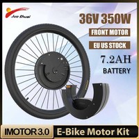 Electric Bike IMortor 3.0 36V 350W Front Drive Wheel Hub Motor Dropout 100mm Electric Bicycle Conversion Kit Easy Installation