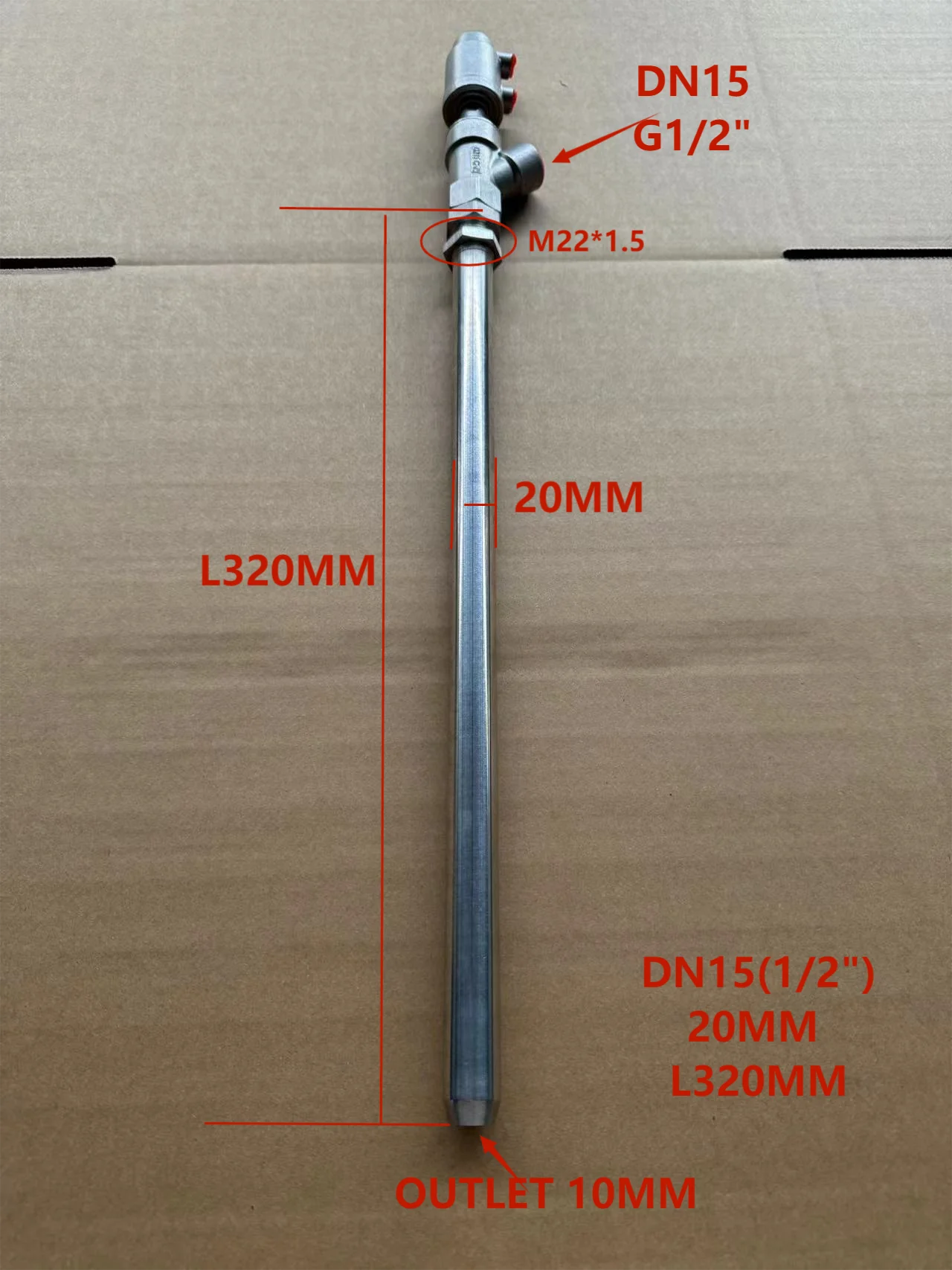 Imagem -06 - Acessórios para Máquinas de Enchimento Líquido Bocal de Descarga Cabeça de Enchimento Agente Aquático Pequeno Diâmetro Antigotejamento mm 10 mm