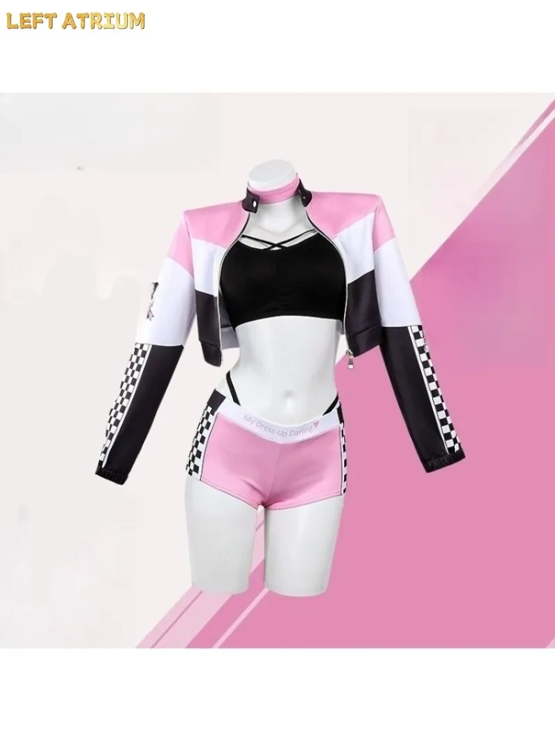 

My Dress-Up Darling Cosplay Full Set Marin Kitagawa Racing Suit Costume Anime Halloween Cos Carnival Stage Performance Outfit