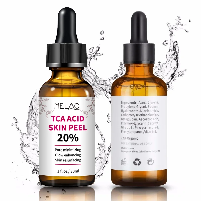 เซรั่ม30Ml Hyaluronic 20% TCA Acid Skin Care Peel 2% Salicylic Acid & Hydroxyethylcellulose สำหรับปรับปรุงหด