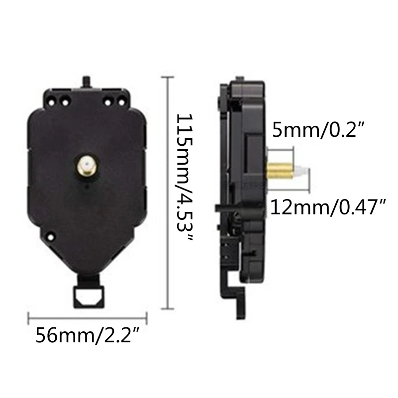 Suku Cadang Perbaikan DIY Pengganti Pergerakan Pendulum Kuarsa dengan 3 Pasang Tangan dan Pendulum Mudah Dipasang