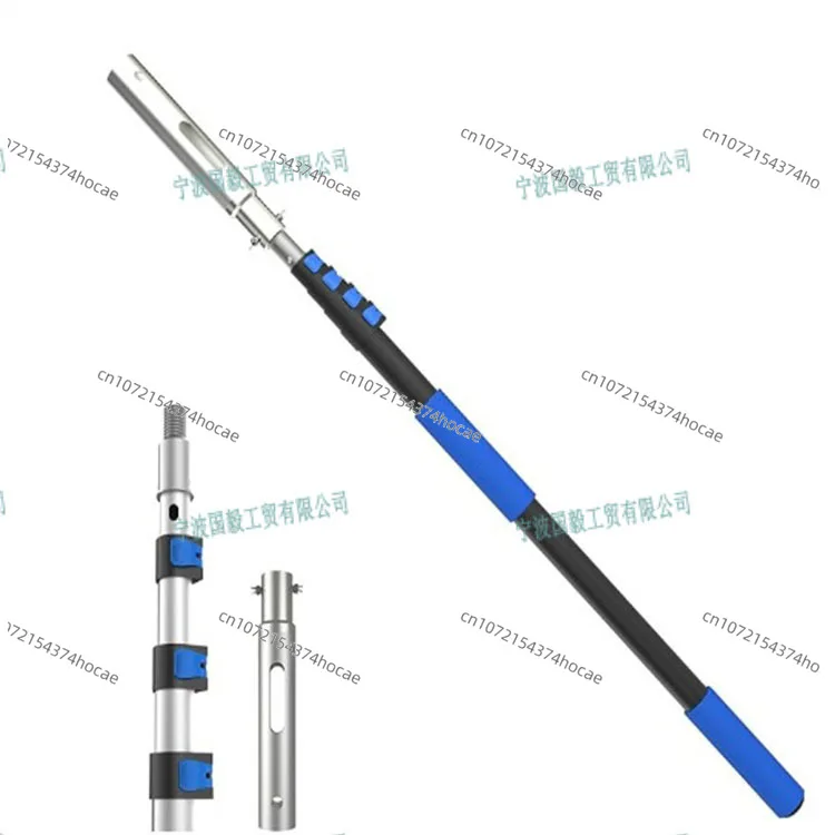 Pool cleaning telescopic rod Pool cleaning with aluminum alloy adapter