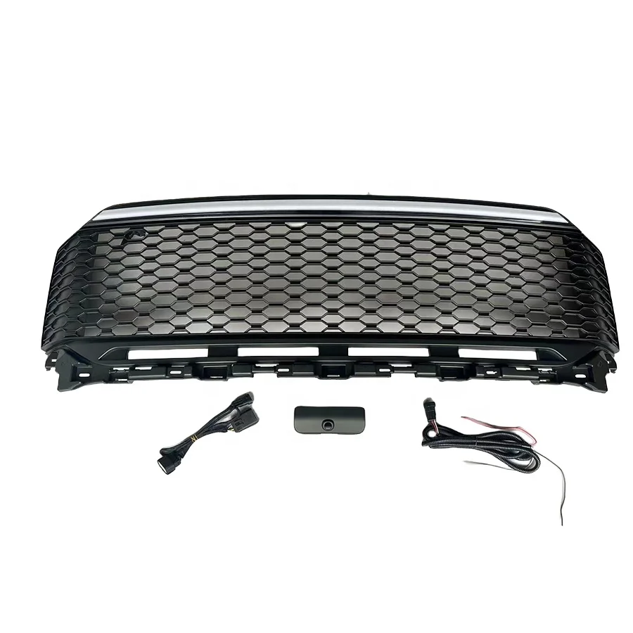 

4x4 New Car Grill Front Bumper Grilles Upper Grilles With Flowing Light Without Radar Hole for F150 2021+