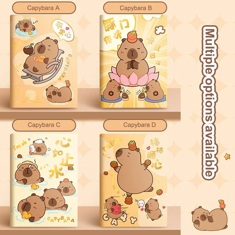 Capybara Pocket Books A7 Pocket Book Draagbare Mini Notebook Handboek Student Notebook