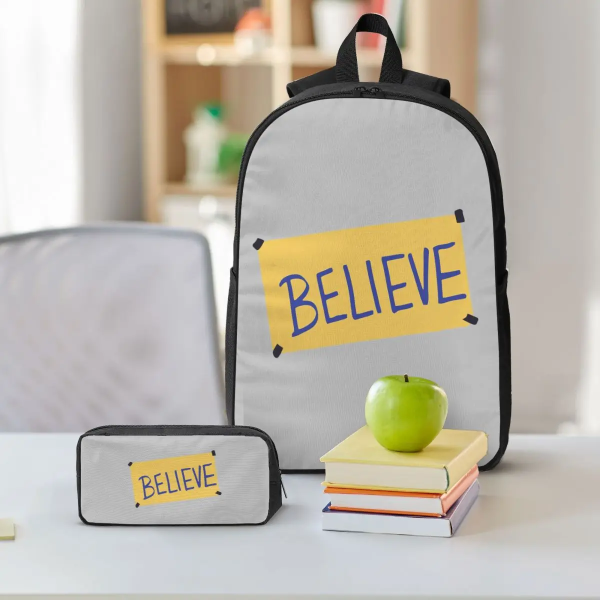 تيد لاسو بيليف على ظهره طالب بنين بنات BookBag حقيبة مدرسية كمبيوتر محمول حقائب كتف 3ps معزول حقيبة الغداء مقلمة