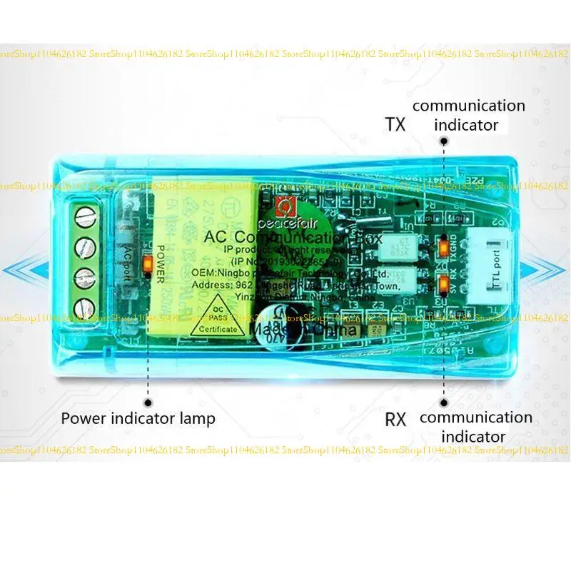 Q2Q4 PZEM-004T Versão Módulo comunicação TTL Modbus-RTU AC Fase 100A com Habitação PC Software Indutor mútuo