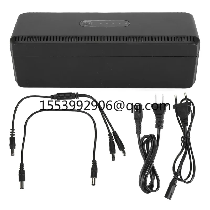 UPS Battery Backup 10400mAh 5V 9V 12V 15V 24V Uninterruptible Power Supply for Camera Router Modem100-240V US Plug