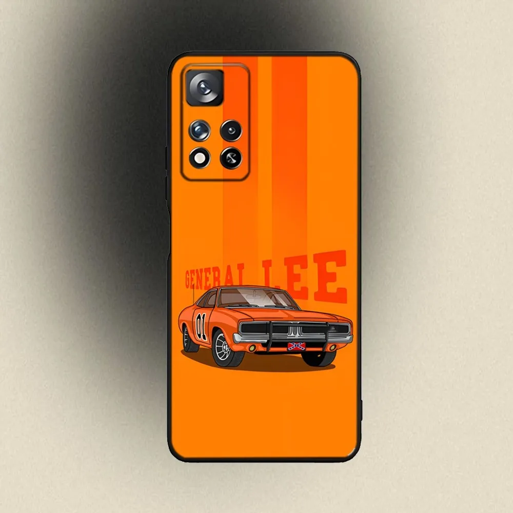 The General Lee Dukes Of Hazzard 01 Phone Case For Samsung Galaxy A20,A21s,A22,A31,A32,A52,A53,A72,73,A80,A91 Soft Black Cover