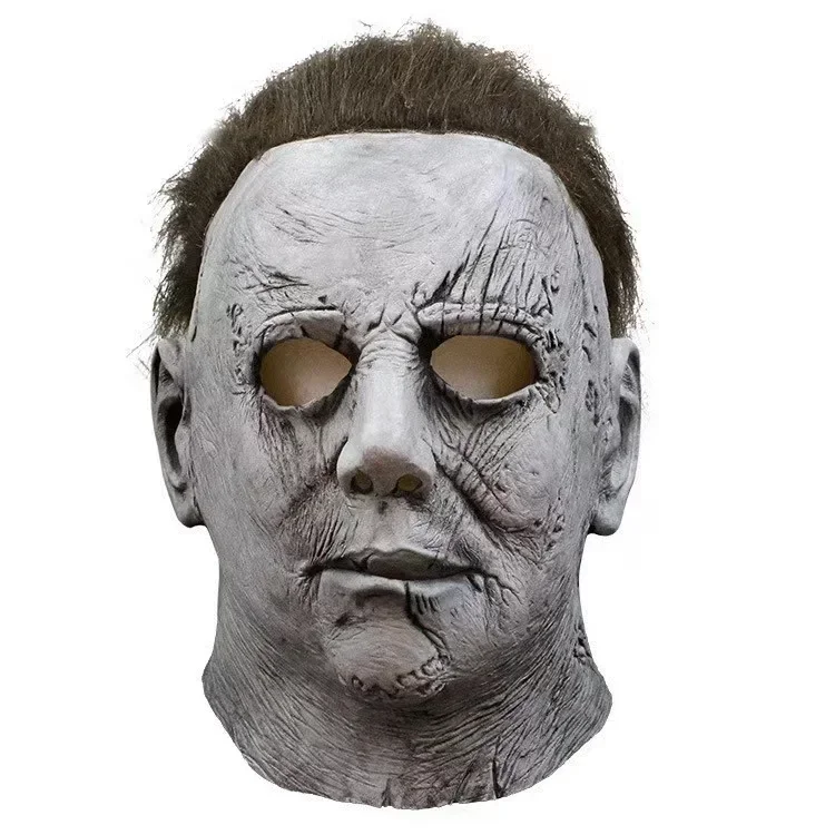 Halloween 1978 Michael Myers Mask Horror Cosplay Costume Latex Masks Halloween Props for Adult White High Quality