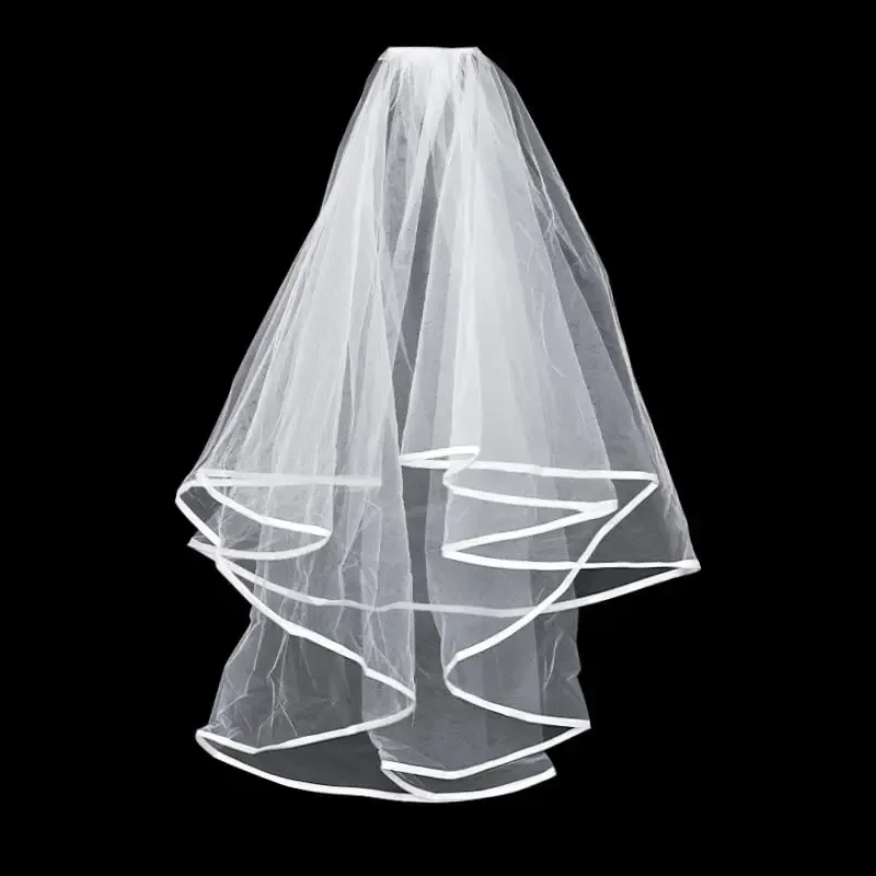 Bridal Veil Comb for Women White for Bride Women Wedding Tulle Short Veils Bachelorette Party 2024