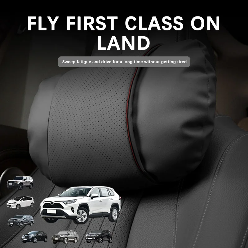 Comfortable Car Neck Pillow Car Headrest Protector For Car Head Support for Accessories For Toyota Highlander RAV4 Prado