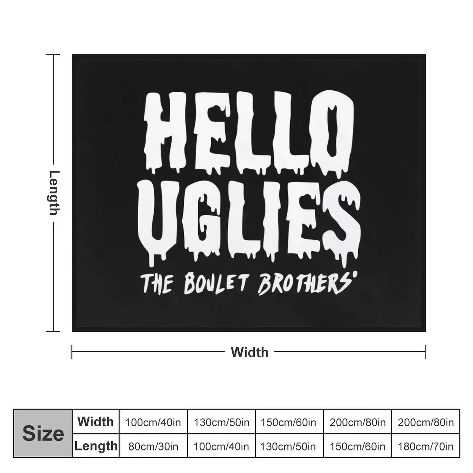 Hello Uglies... The Boulet Brothers Throw Blanket Summer Beddings warm for winter Blankets