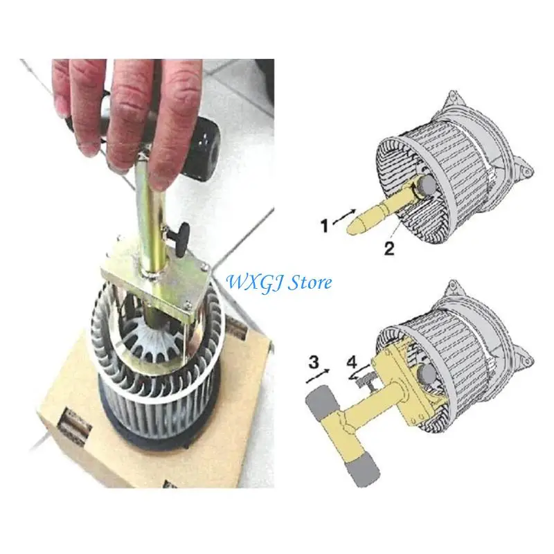 

37JE For S60L S80L XC70 9997284 Heater Blower Motor Installer Extraction Air-conditioning Blower Disassembler Motor Tool