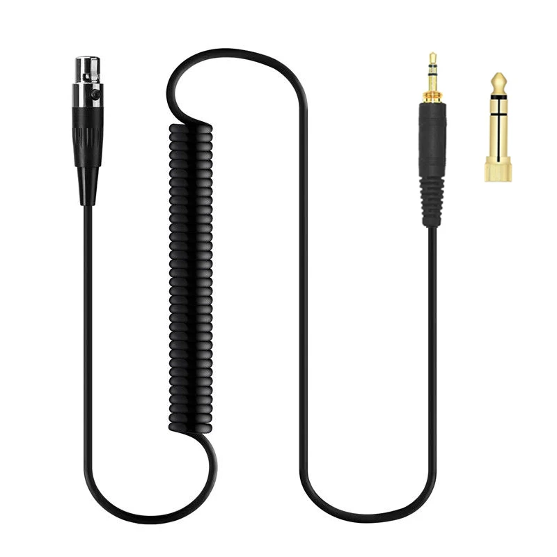 

Сменный пружинный Удлинительный кабель Mini XLR 4-Pin 6,35 мм для наушников AKG K371BT