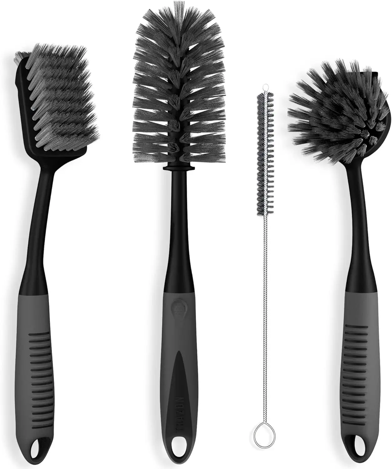 

4-Piece Dish Brush Set – Non-Slip Long Handle for Dishes, Bottles, Straws & Pots | Heavy-Duty Kitchen Scrubbers for Sink