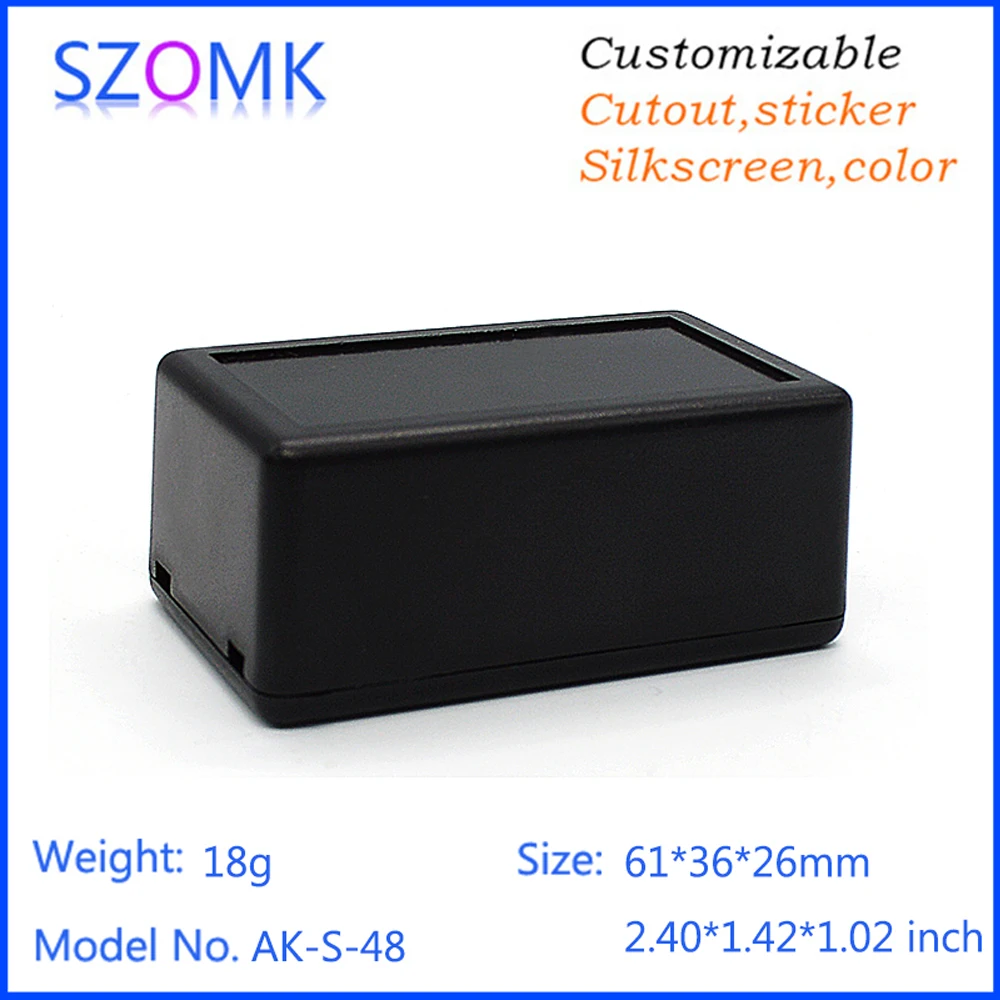 2Pieces electronic abs plastic enclosure  61*36*26mm plastic box diy electronic plastic housing