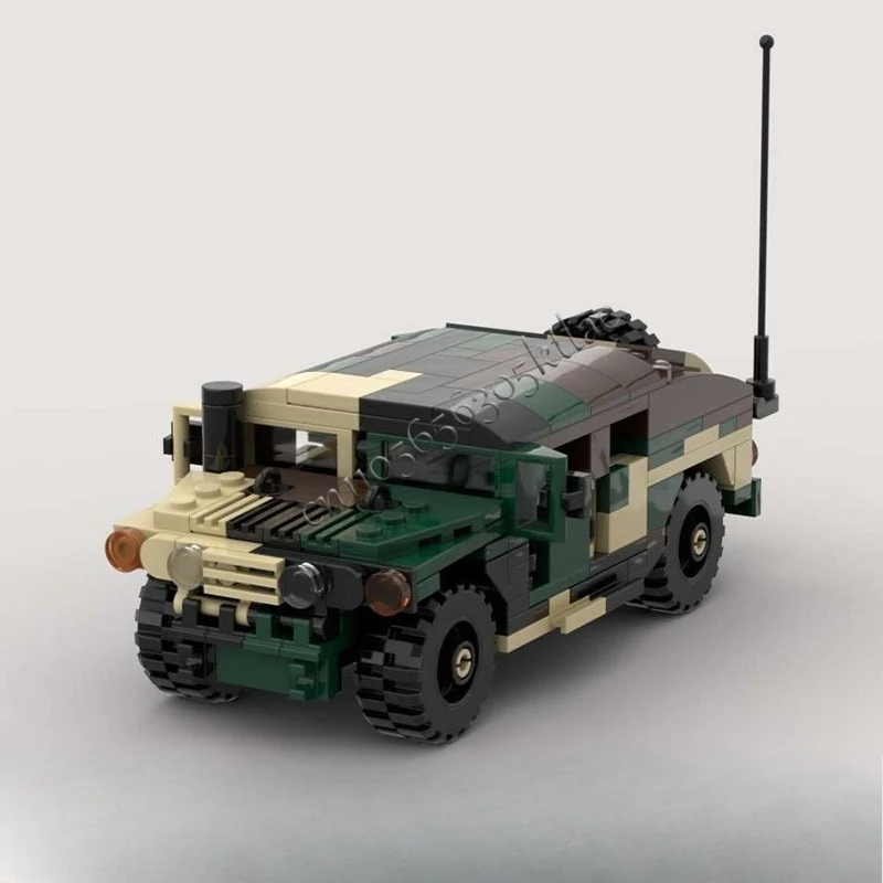 276 parti MOC Camouflage Off Road Modello di veicolo Blocchi modulari Tecnologia fai da te Assemblaggio Giocattoli per bambini Regalo del festival a sorpresa
