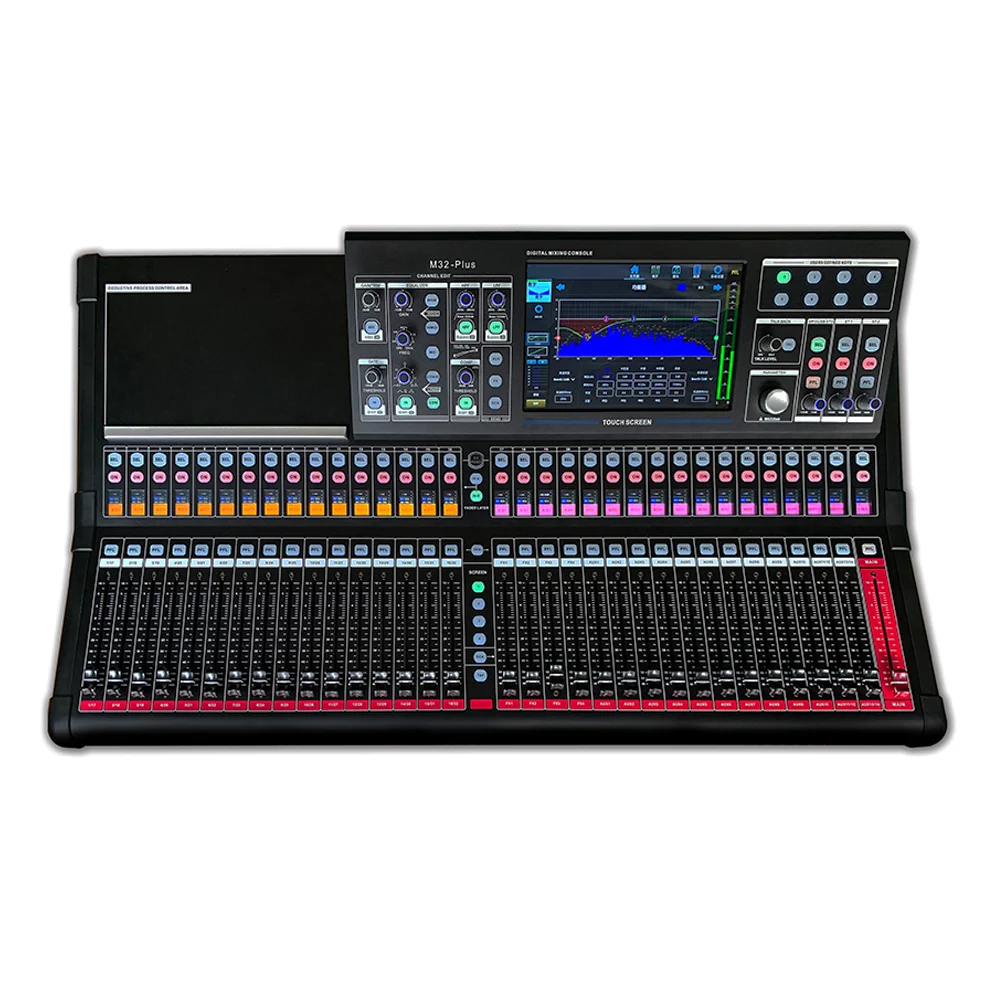 2 Channel Professional DJ Sound Mixer Pro Audio Stage Mixer Sound System Karaoke Controller Digital Audio Console