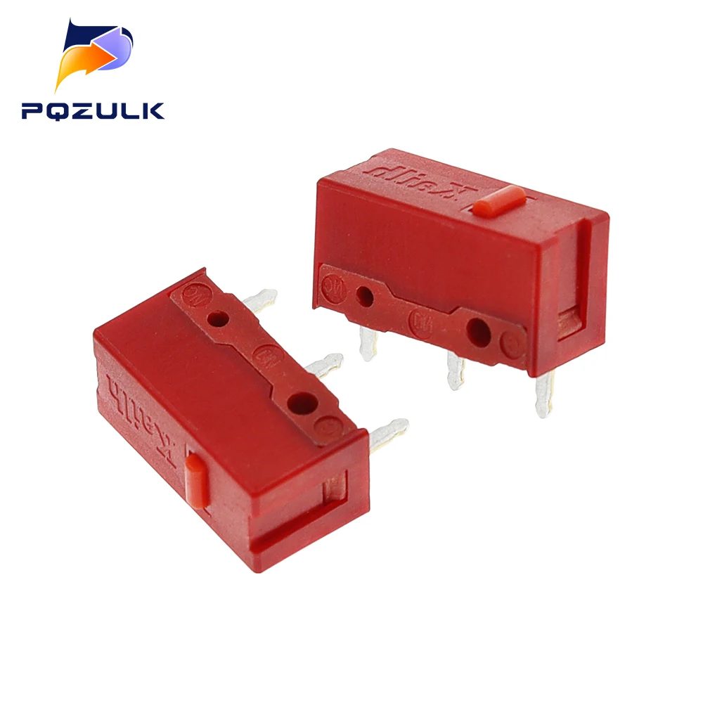 10pcs kailh gm 4.0 אדום נקודה 3-פין 60 מיליון לחץ החיים העכבר מיקרו מתג מחשב עכבר מימין שמאל