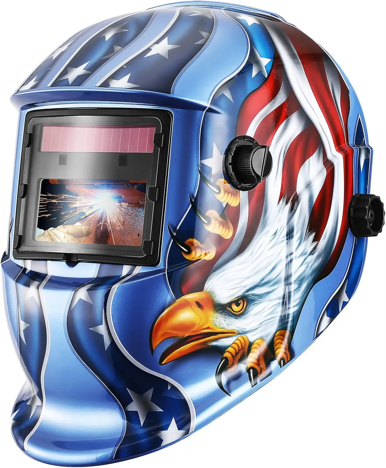 

Auto Darkening Welding Helmet with True Color Solar Power for Professional Welders