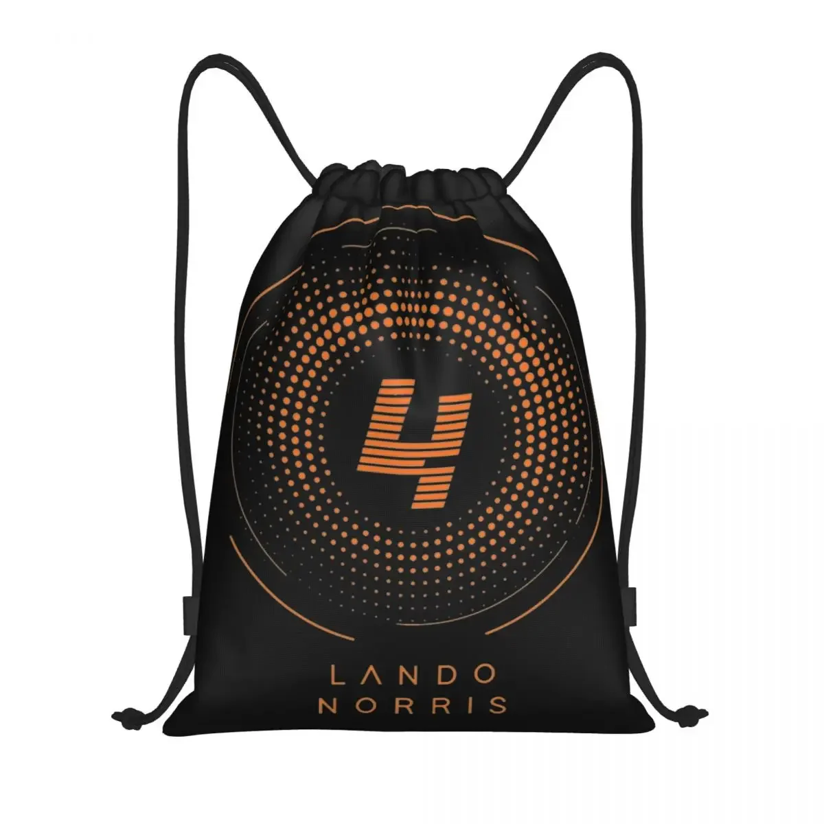 Lando Norris Racing Driver Drawstring Backpack Sports Gym Sackpack Motorsports String Bags for Cycling