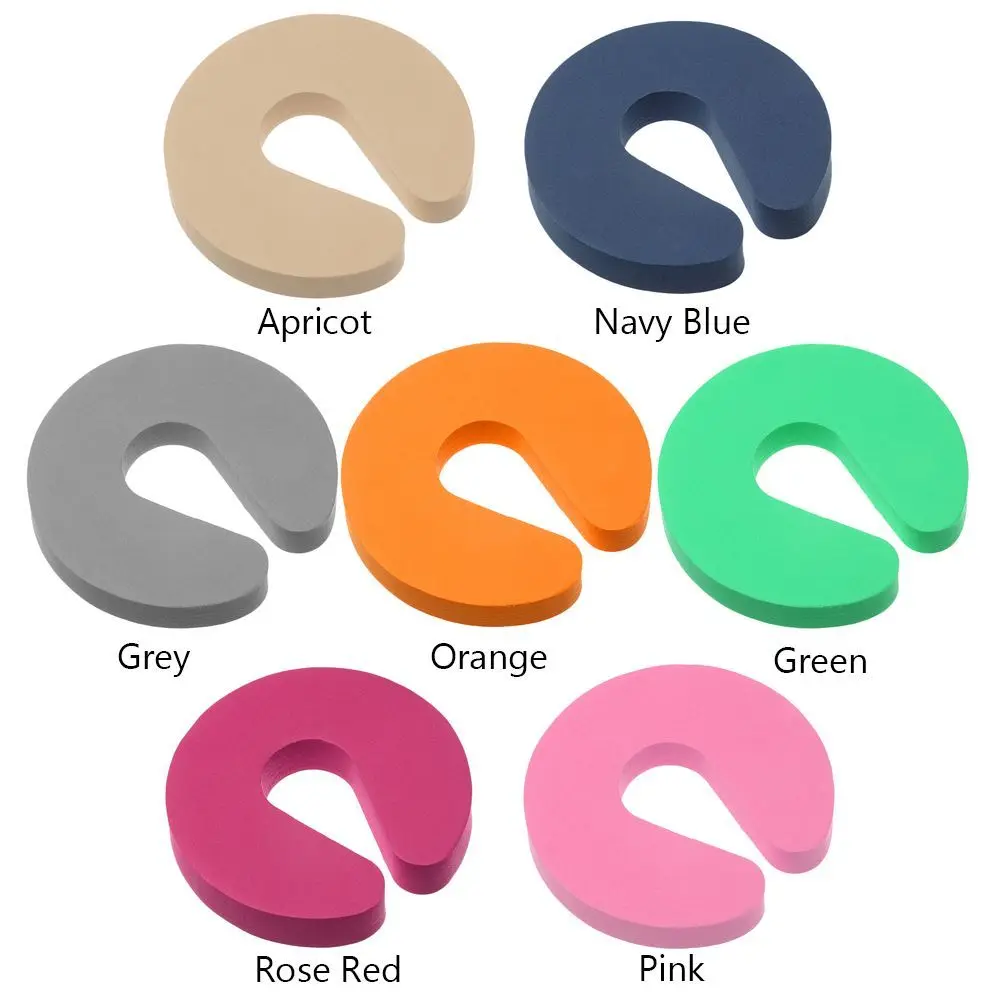 Door Clip Soft Foam Door Stopper Guard Finger Protector Kitchen Bedroom Door Stopper Practical Home Security Tools Hardware