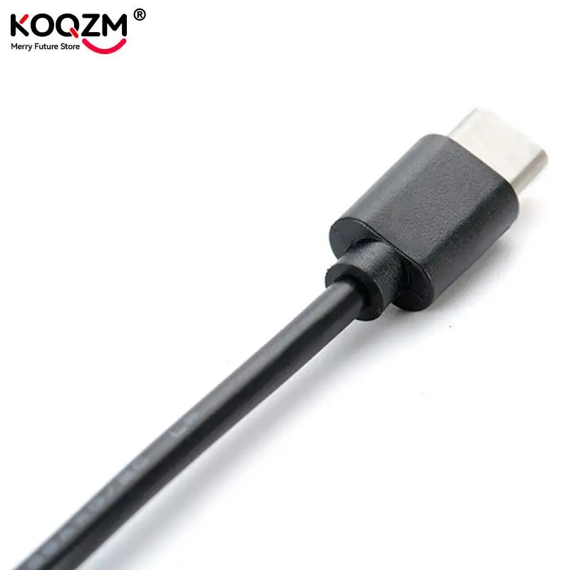 1 قطعة USB نوع C الذكور إلى مايكرو USB 5 دبوس B ذكر التوصيل محول وتغ محول الرصاص كابل بيانات للهواتف النقالة 30 سنتيمتر #5