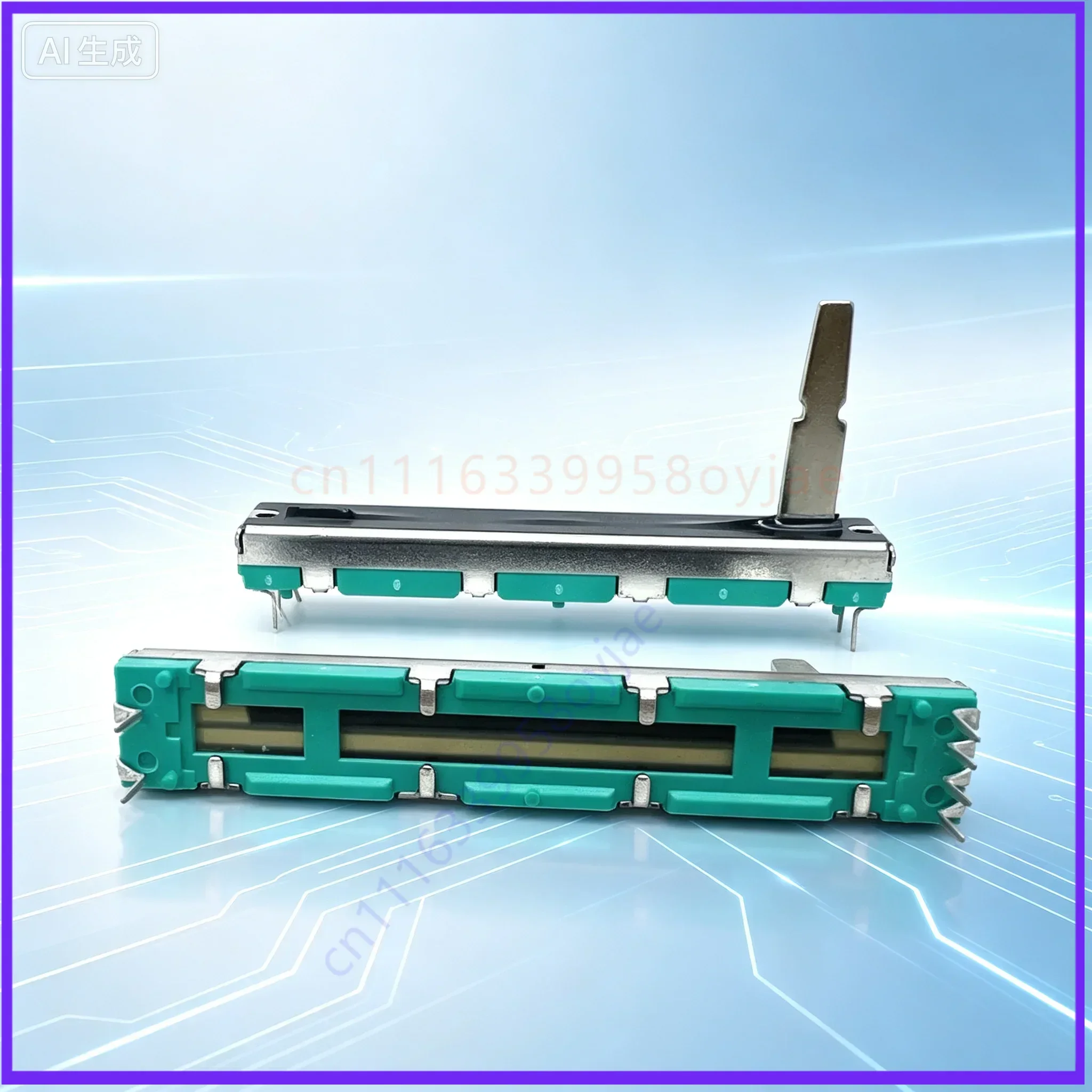 for‑60MM Dual‑Coupling Sliding Potentiometer B100K 20MM Mid‑point 10pcs/lot