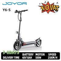 JOYOR Y6-S Adult Electric Scooter 500W EScooters 48V 18Ah Battery Up to 70KM Range 40Km/h Max Speed 10 Inch Wheel EScooter