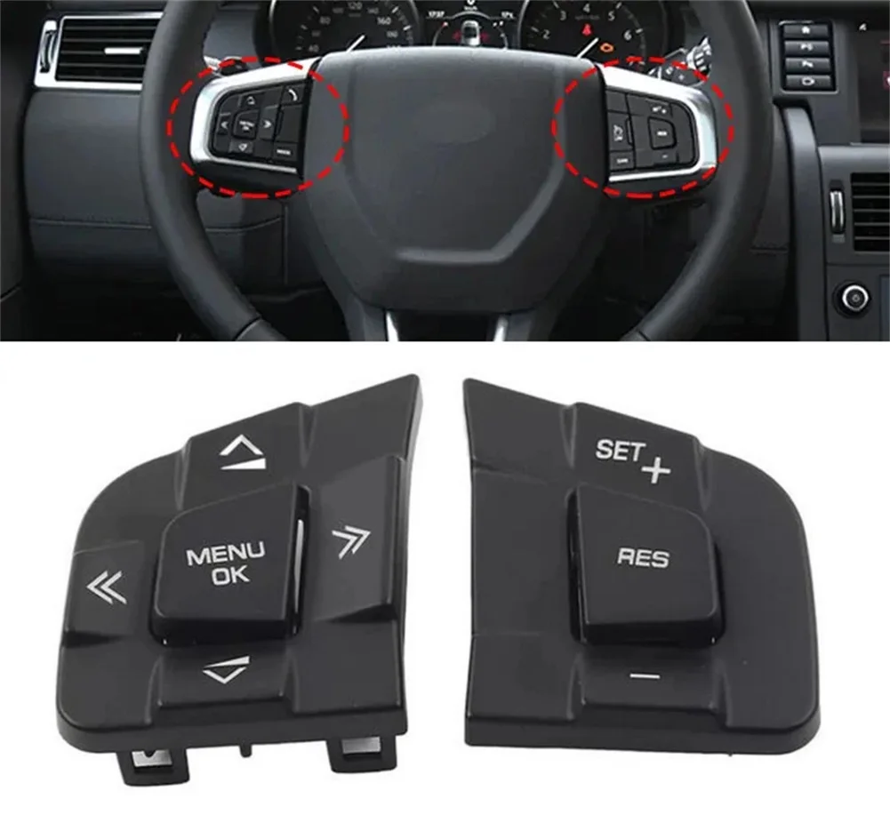 

Car Steering Wheel Switch Button Steering Wheel Multifunction Switch Button For Land Rover LR095537 LR095540