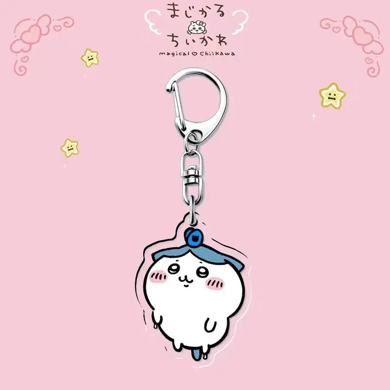 

Summer limited chiikawa Usaki ultra-clear acrylic keychain mobile chain cute keychain anime high quality.