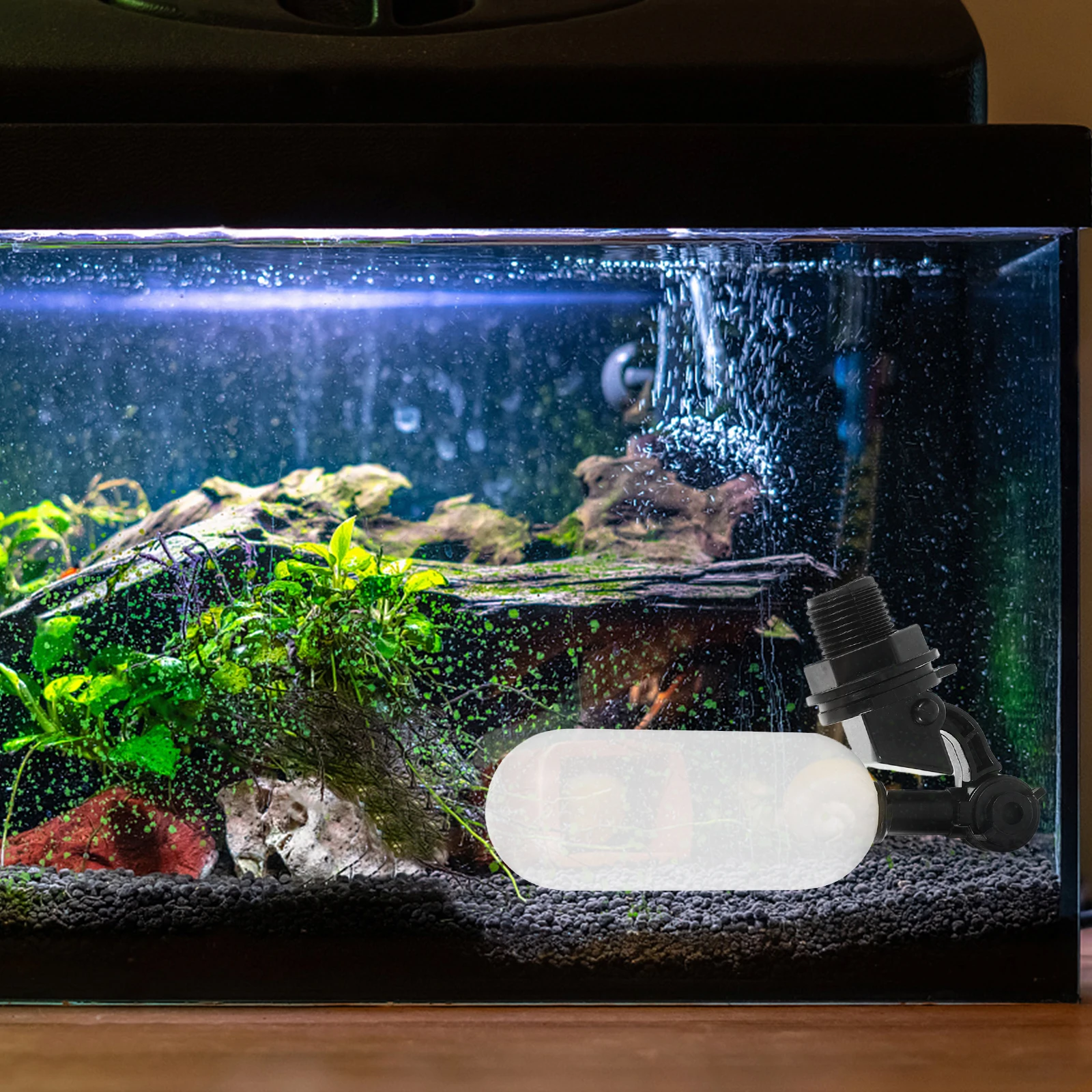 

Self Stop Valve Automatic Water Level Control Mini Plastic Float Switch Livestock Aquaculture Aquarium Tank Pond Trough Shut Off