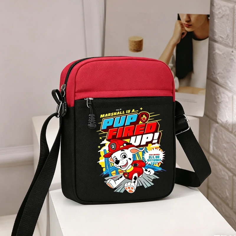 Bolso cruzado de la Patrulla Canina, bolso de hombro de viaje para niños y niñas con dibujos animados de Chase Marshall Rubble, bolsos de hombro para deportes al aire libre, bolsa para teléfono