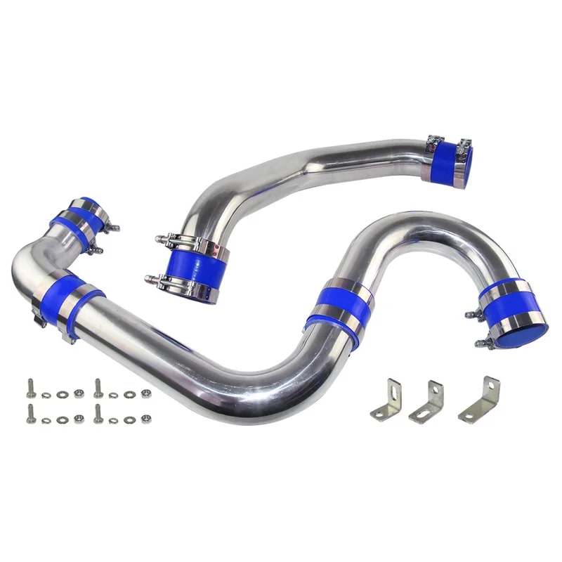 For Toyota Front Mount Intercooler Piping Hose Kit Chaser MARK II JZX110 1JZ-GTE 2.5L Torbo Engine 2000-2004 Aluminum