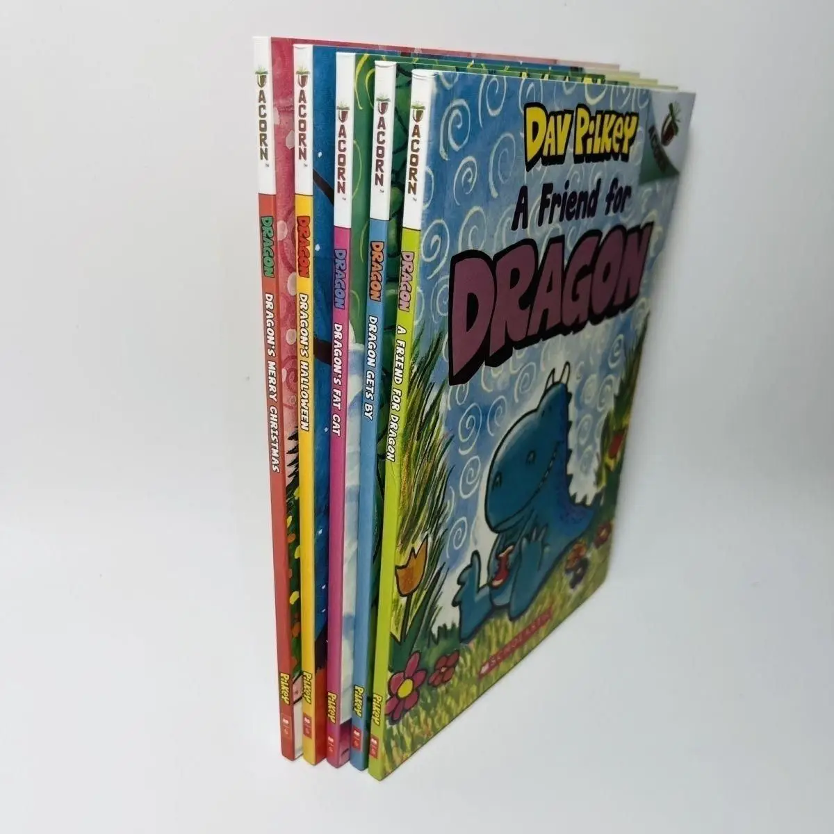 Fat Dinosaur 5 volumes DragonTales English early childhood education story book for children difuya