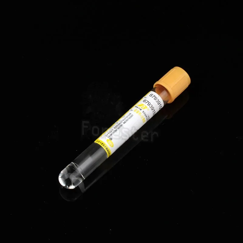 Veterinary Laboratory Vacuum Blood Collection Tubes Separation Gel Serum Clot Activator Coagulation Blood Collection  Tube 100ps