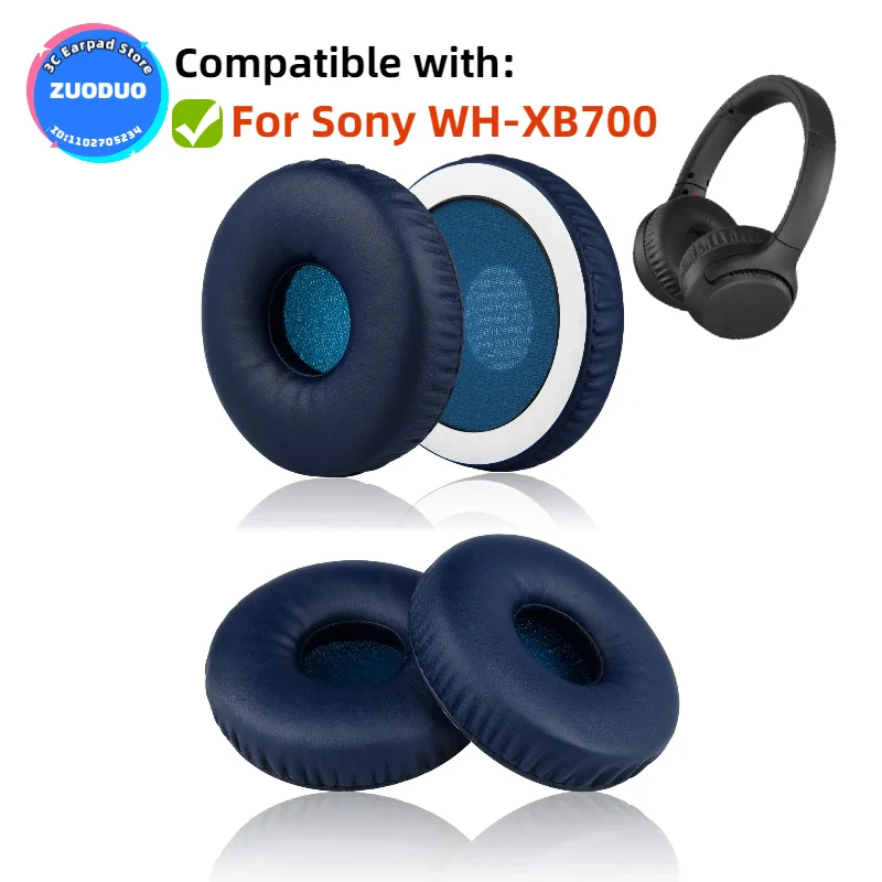

1 Pair Replacement foam Ear Pads pillow Cushion Cover for Sony WH-XB700 Headphone Headset EarPads