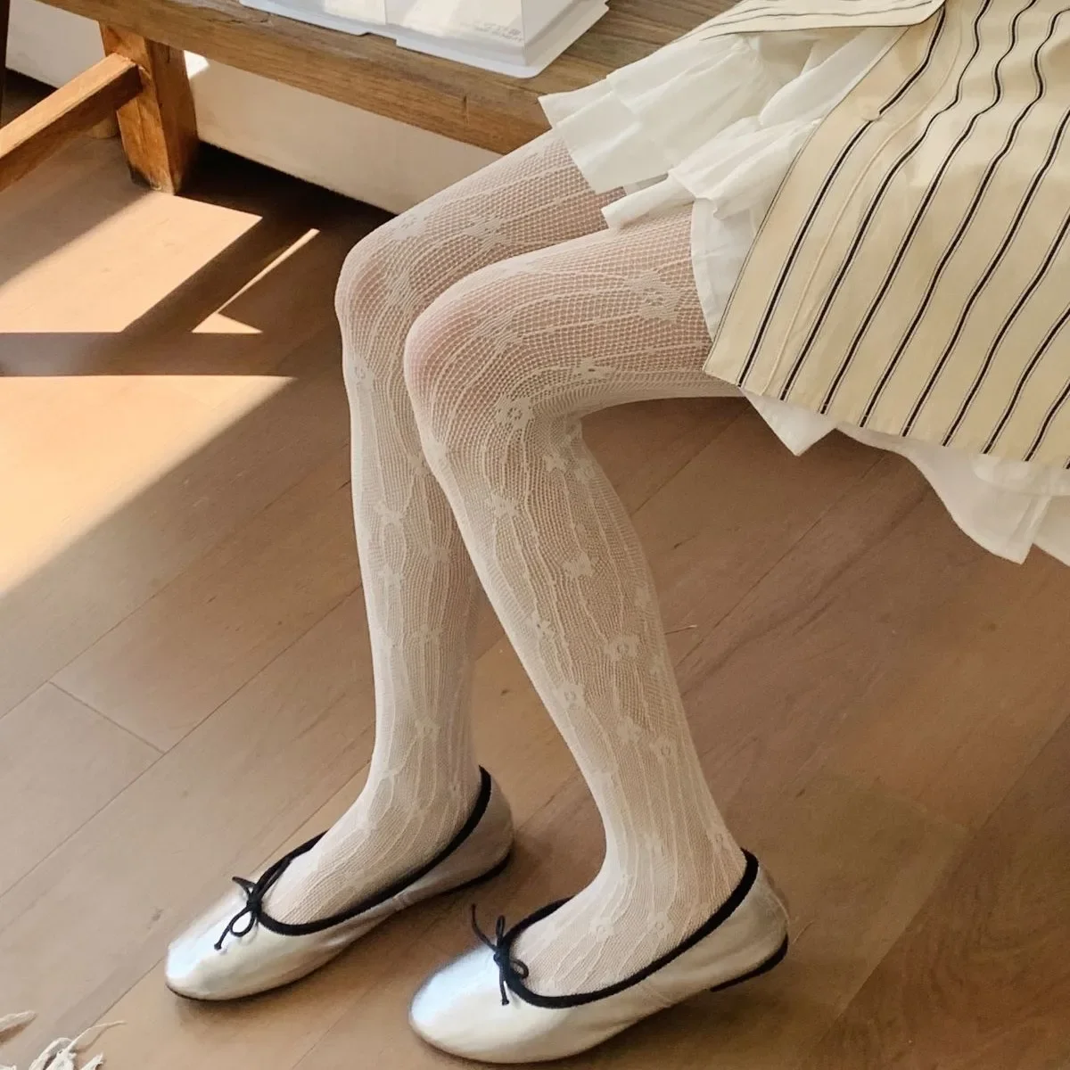 

SP&CITY Unique Design Jacquard Fishnets Sexy Pantyhose for Women Mesh Hollow Out Tights Summer Thin Sweet Girl Flower Stockings