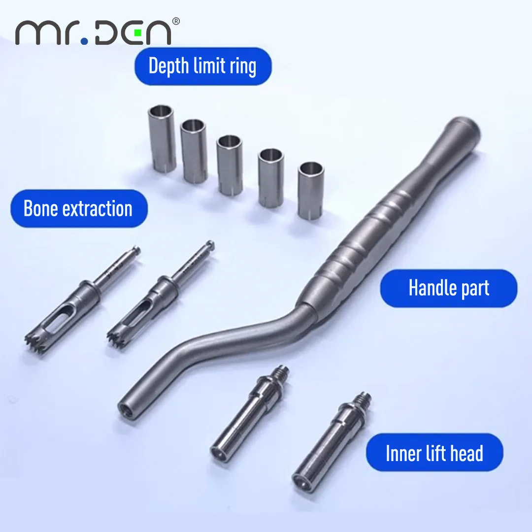 Sinus External Lift Tool Box - Implant Positioning Ring & Internal/External Lifting Beam