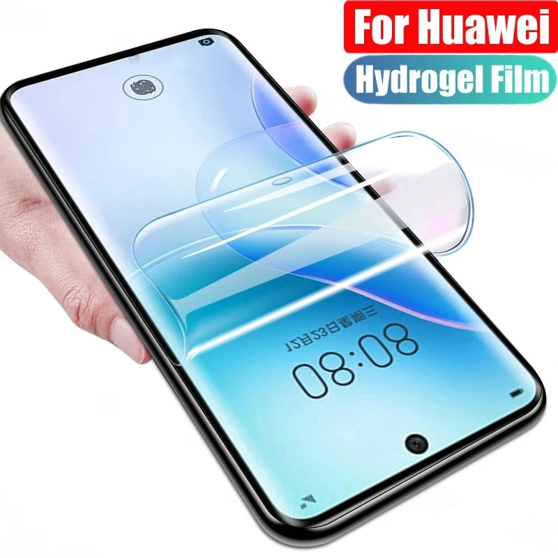 HD Full Cover Hydrogel Film For Huawei Nova 10 9 8 7 Pro 6 SE 5 5i 5T 8i 10Z Screen Protector Nova Y70 Plus Y60 Y90 Not Glass