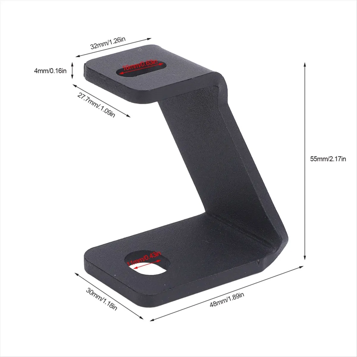 Compatible 1 Pair Car Front A Pillar Hood Light Mount Car Hood Light Mount Bracket LED Work Cube Light Mount Rack